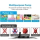 thumbnail image 2 of Electric Air Pump for Inflatables Portable Quick-Fill Air Pump with 3 Nozzle Inflator&Deflator Pumps, 2 of 5