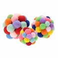 thumbnail image 1 of JUGUETE DE PELUCHE COLORIDO PARA PERROS, PELOTA PARA GATOS, HERRAMIENTA DE ENTRENAMIENTO PARA EJERCICIO PARA MASCOTAS, 1 of 7