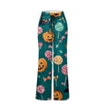 thumbnail image 5 of Halloween Pajama Pants for Women Halloweens Cute Print Pjs Pants Plush Pajama Bottom Funny Pajama Bottom Sleepwear for Party, 5 of 7