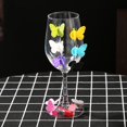 thumbnail image 4 of Charms magnéticos para copas de vino con forma de mariposa de Simply Charmed, 24 marcadores magnéticos para bebidas, regalo divertido para el jardinero, 4 of 5