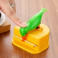 thumbnail image 6 of Masteelf Gummy Bird Toothpick Box Toothpick Holder Travel 7x9x4cm Green, 6 of 8