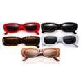 thumbnail image 3 of Gafas de sol rectangulares retro, gafas de sol rectangulares con protección UV, 5 piezas para exteriores, 3 of 8
