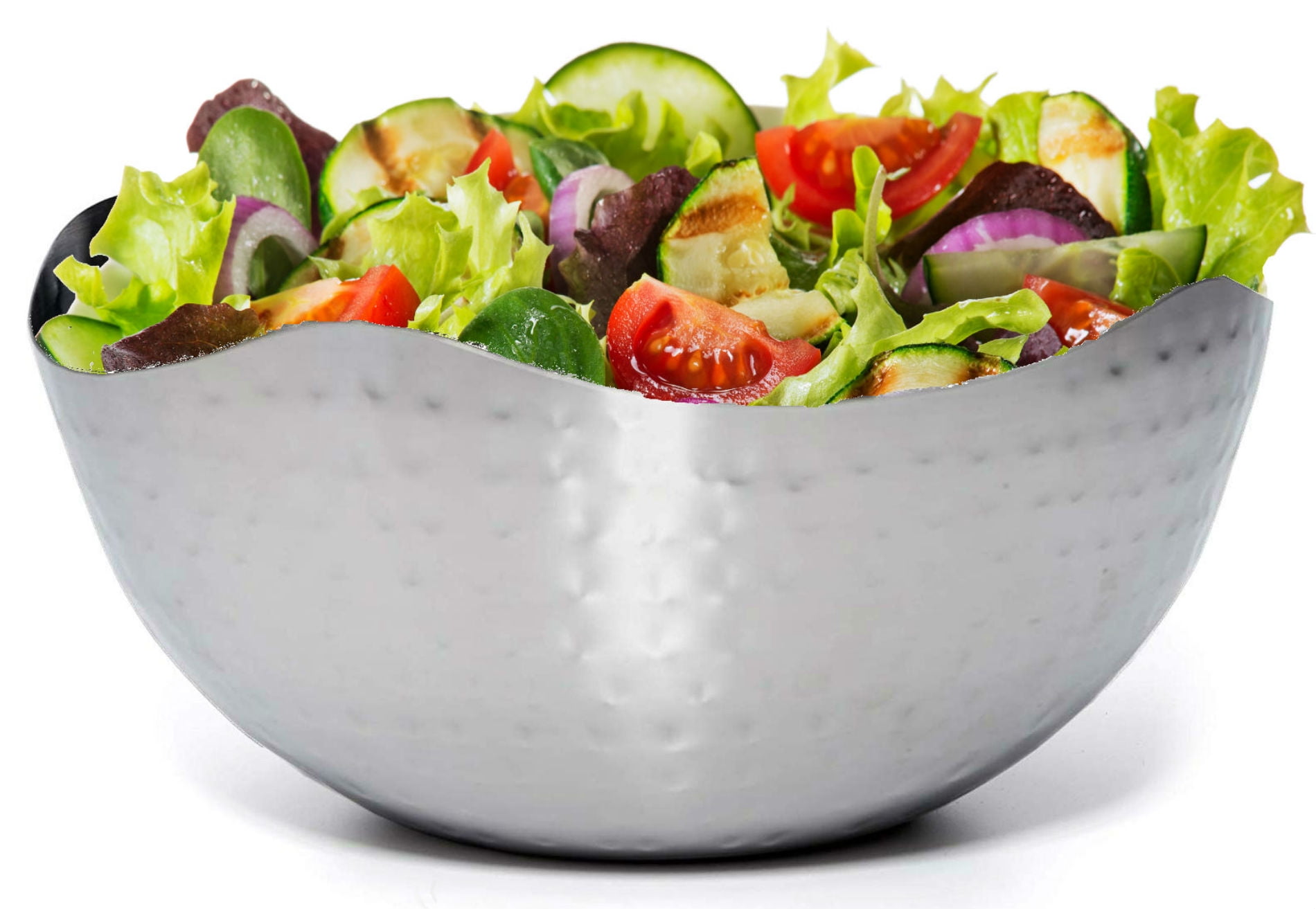 Doma Vita Large Decorative Bowl, Stainless Steel Salad Serving