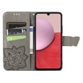 thumbnail image 2 of Dteck for Samsung Galaxy A14 5G Case, Embossed Butterfly Pattern PU Leather Folio Flip Case with Credit Card Slots Wrist Strap for Samsung A14 5G,Gray, 2 of 3