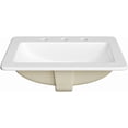 thumbnail image 4 of Proflo PF21188WH Hoffman 21" Rectangular Vitreous China Drop In Bathroom Sink - White, 4 of 5