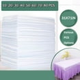 thumbnail image 1 of Disposable Massage Table-Bed Sheets - 31.5" x 71" Waterproof Bed Covers - Non-Woven Sanitary Flat Sheets Use at Home Salon & Spa Beds Medical Exam Tables Tattoo Parlors & More, 1 of 7