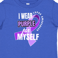thumbnail image 4 of Inktastic I Wear Purple For Myself Lupus Awareness Boys or Girls Baby T-Shirt, 4 of 5