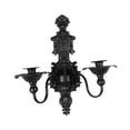 thumbnail image 3 of Candelabros de metal para velas de palo Candelabros de pared Candelabros para centros de mesa de fiesta de estilo rústico Estilo A, 3 of 8