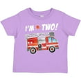 thumbnail image 3 of Inktastic I'm 2 Fire Truck 2nd Birthday Boys or Girls Toddler T-Shirt, 3 of 5
