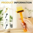 thumbnail image 6 of 2-in-1 Hair Brush Cleaner, 6.29inch Comb Remover Tool, Portable Rake-Style Brush for Removing Hair & Dust, Practical Hairbrush Cleaning Accessory, Dual-Sided Scraper for Home, Salon and Travel Use, 6 of 8