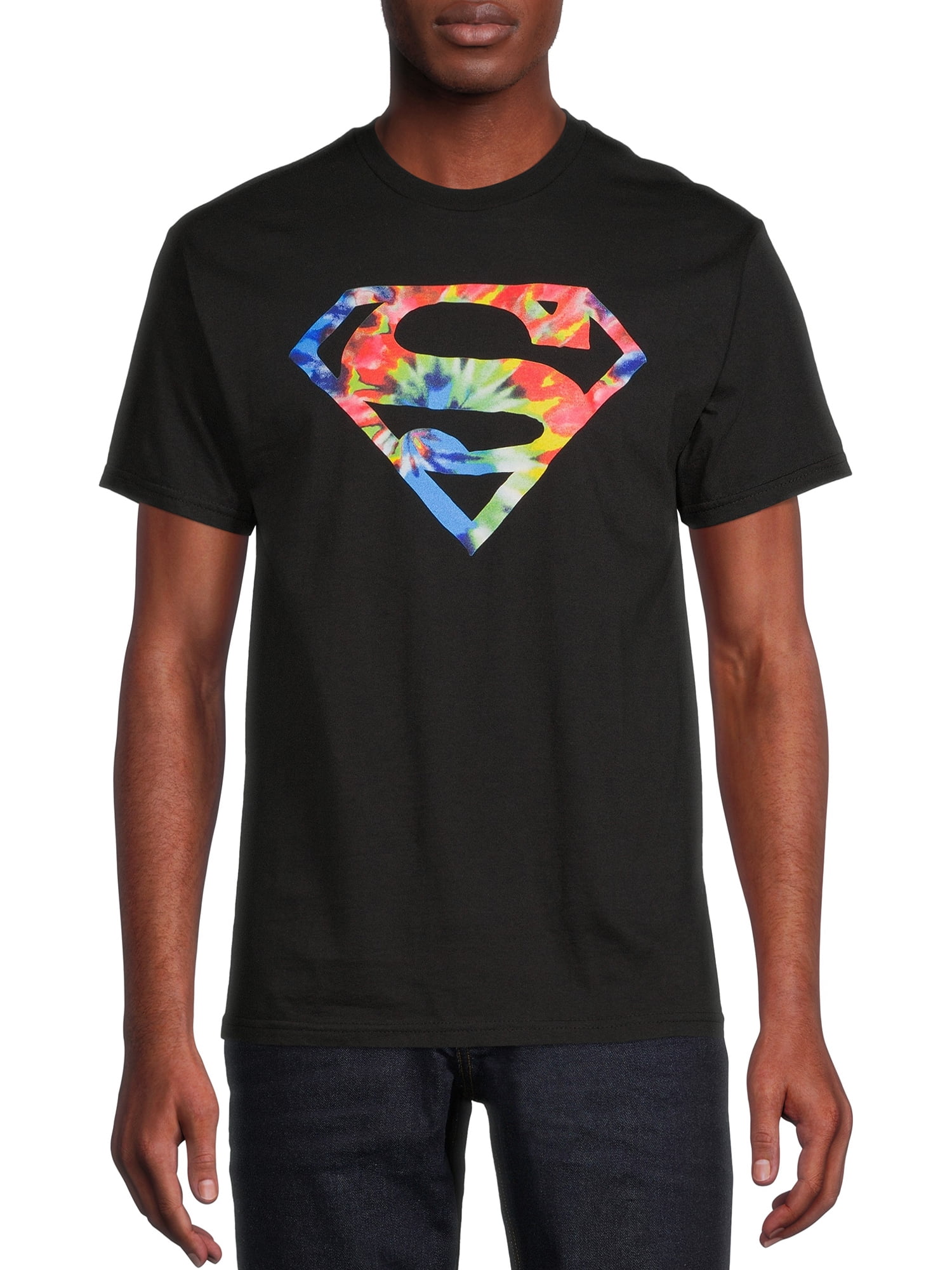 støbt form absorberende DC Comics Superman Men's and Big Men's Graphic T-Shirt with Tie Dye Logo,  Sizes S-3XL - Walmart.com