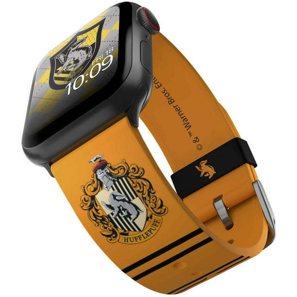 Harry Potter \u2013 Hufflepuff Smartwatch Band \u2013 Officially Licensed,  Compatible with Watch (not included) \u2013 Fits 38mm, 40mm, 42mm and 44mm  