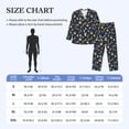 thumbnail image 4 of Susaid Scarf Ski Shoes sock Print Men's Long Sleeve Pajama Set, Two-Piece Button-Down Loungewear PJs Set, Comfortable Sleepwear for Relaxation-X-Large, 4 of 7
