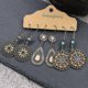 thumbnail image 5 of 12 Ps Fash Hollow Pendant Earring Set. Bohemian Earrings. Tassel Rings, 5 of 5