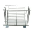 thumbnail image 6 of Household Essentials Sliding Vegetable Bin, 12" H x 13" W x 16" D, Durable Powder-Coated Steel Basket, Simple and Convenient Kitchen Organization Solution, Easy Installation, Hardware Included, Nickel, 6 of 6