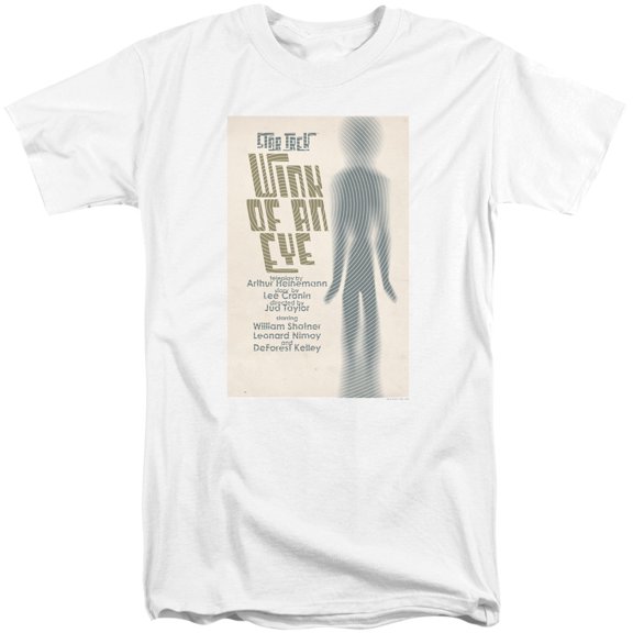 Star Trek Tos Episode 66 Adult Tall T-Shirt 18/1 T-Shirt White