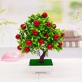 thumbnail image 2 of Visland Artificial Berry Tree Bonsai Potted Artificial Plant Tree Desk Decoration for Party Home Garden Decor, 2 of 2