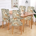 thumbnail image 2 of Yayeee 2 Pack Dining Chair Covers Stretch Parson Chairs Slipcovers Seat Protector, Deer Pattern, 2 of 6