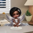 thumbnail image 5 of ToyKingdee Graceful The Cross Prayer Wings Angel Figurine, Gorgeous Angel Wings Cross Decoration for Desk and Living Room Decoration, Garden Angel Statues for Mother's Day, 5 of 6