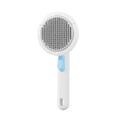 thumbnail image 1 of weibbin Pet Comb For Removing Floating Hair One Click Hair Removal Self-cleaning Comb For Dogs Long And Short Hair Open Knot Comb, 1 of 4