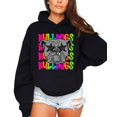 thumbnail image 2 of Bulldogs Mascot Hoodie for Women Teen Girls School Spirit Game Day, Black Hoodie, M, 2 of 8