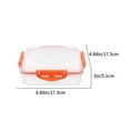thumbnail image 3 of HBBKVI Bento Box Food Grade Sandwich Imported Fresh Box Bread Sushi Rice Breakfast Lunch Box Sealed Box Microwaveable 23.7oz Leak-Proof Bento Box, 3 of 6