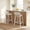 White, variant on ELLEGNT 2-Pack 24.5" Bar Stools, Counter Height with Footrest, Solid Rubberwood Legs Black