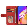 thumbnail image 2 of Allytech Case for OnePlus Nord N200 5G Wallet Case with Wrist Strap, Folio PU Leather Magnetic Buckle [3 Card Holders] Anti-Scratch Stand Flip Cover for 1+ Nord N200 5G(2021, 6.49"), Red, 2 of 2