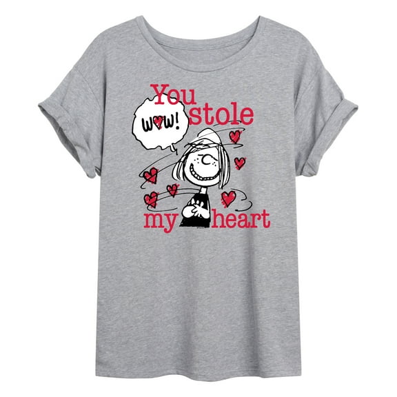 Peanuts - Patty Stole My Heart - Juniors Ideal Flowy Muscle T - Shirt