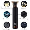 thumbnail image 4 of Cortadora de pelo eléctrica USB todo en uno, maquinilla de afeitar con cabeza de luz dorada, recargable, con aceite, para tallar el cabello, 2023, 4 of 4
