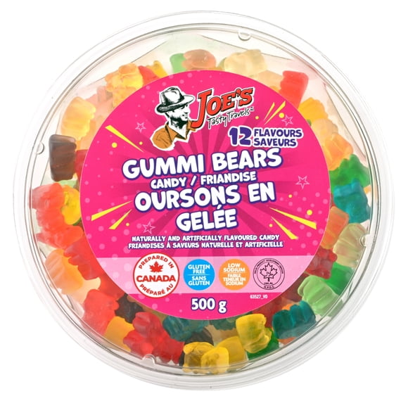 Joe's Tasty Travels Oursons Grizzly en gélatine assortis