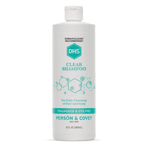 DHS Clear Fragrance-Free Shampoo for Sensitive Scalp and Hair, 16 oz