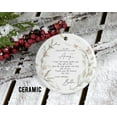 thumbnail image 1 of Personalized To My Daughter In Law Ornament - Wedding Ornament - Daughter In Law Gift 2024 - Ceramic Keepsake - Acrylic Ornament - Ornament - As Picture - 3-Pack, 1 of 1