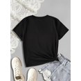 thumbnail image 2 of Girl'S Casual Crew Neck T-Shirt with Vibrant Spider Web & "FUN" Print - Soft, Stretchy Fabric, Short Sleeve, Summer Top, Casual Summer Top | Playful Print Top | Comfortable Fit, Ladies, 2 of 6