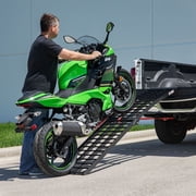108in x 17.5in Extra Wide Aluminum Folding Single Runner Motorcycle Ramp