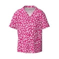 thumbnail image 6 of Kdxio Men's Hawaiian Shirt for Men Short Sleeve Shirt Leopard Summer Casual Holiday Beach Button Down T-Shirts, 6 of 7