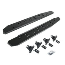 Go Rhino 69692748SPC RB30 Slim Line Running Boards with Mounting Bracket Kit For Jeep 18-24 Wrangler Fits select: 2018-2019,2021 JEEP WRANGLER UNLIMITED