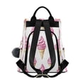 thumbnail image 2 of FORMRS Women's Travel Backpack Purse Anti-Theft Hidden Pockets Casual Shoulder Bag, Pink Cartoon Ice Cream, 2 of 7