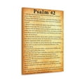 thumbnail image 4 of Scripture Walls Psalm 42 German Gold Bible Verse Canvas Christian Wall Art Ready to Hang Unframed, 4 of 19