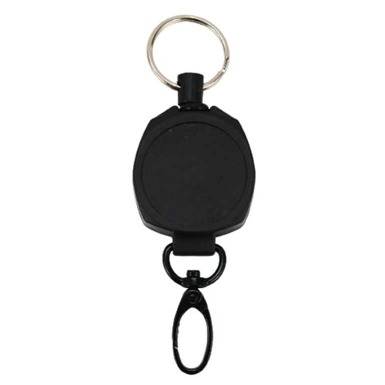 Retractable Keychain Heavy Duty Black Key Chain Extender For Offices Impact  Resistant And Anti Lost Tools For Home Offices - AliExpress