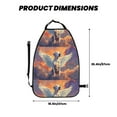 thumbnail image 2 of Pofeuu Colorful Cloud Spotted Dog Print 2 Pack PU Leather Kick Mat Back Seat Protector, Universal Car Seat Back Organizer, Waterproof Backseat Protector For Most Car, 2 of 8