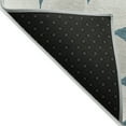 thumbnail image 3 of Addison Rugs Chantille Indoor/Outdoor Transitional Circles Teal Washable Rectangle Rug, 8' x 10', 3 of 6