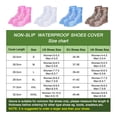 thumbnail image 3 of Uxcell Waterproof Shoes Cover Reusable Non-Slip Rain Overshoes with Zipper, White 2Pair (L/XL), 3 of 7