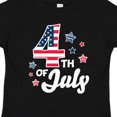 thumbnail image 4 of Inktastic 4th of July with Striped Stars Boys or Girls Toddler T-Shirt, 4 of 5