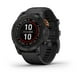 thumbnail image 2 of Garmin F7 Pro Solar Ed. Reloj Intel. GPS Multidep. Linterna Incorp. de 47 MM y Cristal Eléc. Cap. de Carga Solar y Func. Avanz. de Entren. Color Gris Pizarra con Banda Negra, 2 of 9