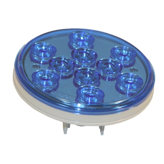 4 Inch Round Blue LED Light With 10 Diodes