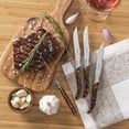 thumbnail image 5 of French Home Tortoise Shell 4-Piece Laguiole Connoisseur Steak Knife Set, 5 of 6