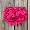 thumbnail image 2 of XFHLMJFF Toddler Baby Girls Bowknot Ruffle Solid Color Nappy Underwear Panty 12M, 2 of 9
