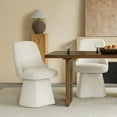 thumbnail image 2 of CHITA Upholstered Swivel Dining Chair, 2 of 11