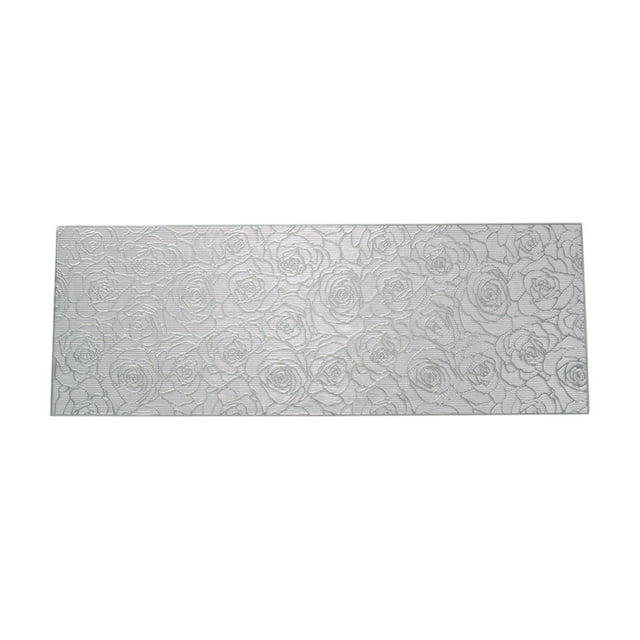 Chemin de Table Européen Rose Creusé à Chaud Longue Serviette Haute Température Lavable Napperons Drapeau